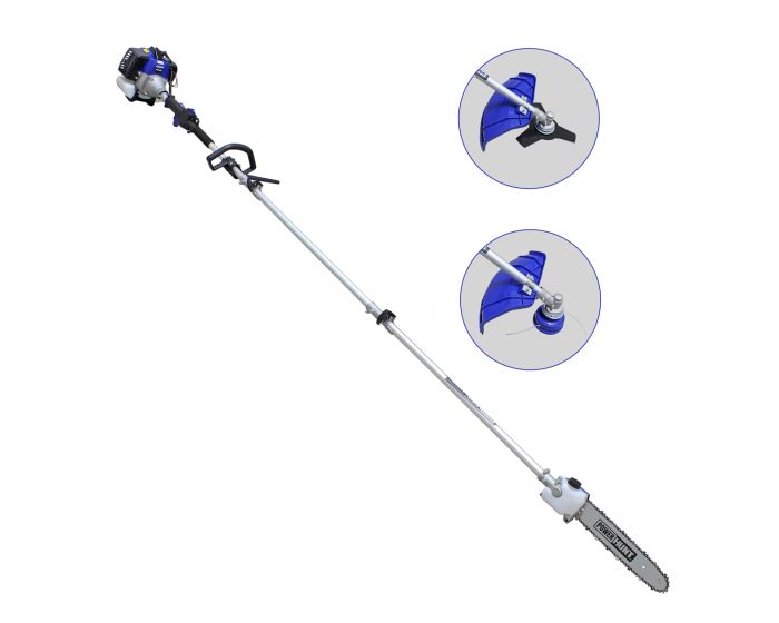 Motosierra multifuncional 2 en 1 con extensión MMPH2E1 Power Hunt