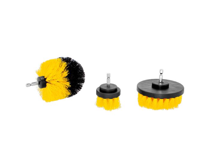 Juego de cepillos para taladro para limpieza 3 piezas DEWINNER