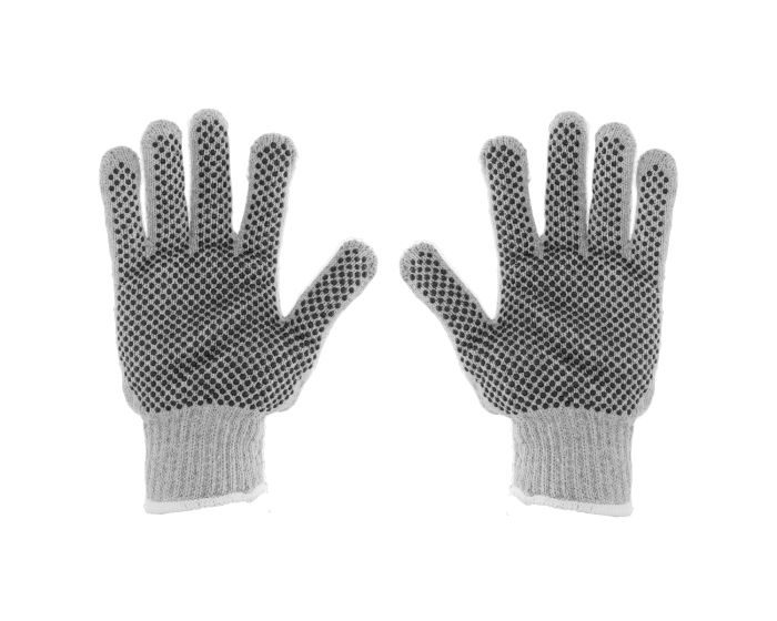 Guante de algodón antiderrapante con puntos PVC (dos lados) JAVASAFETY