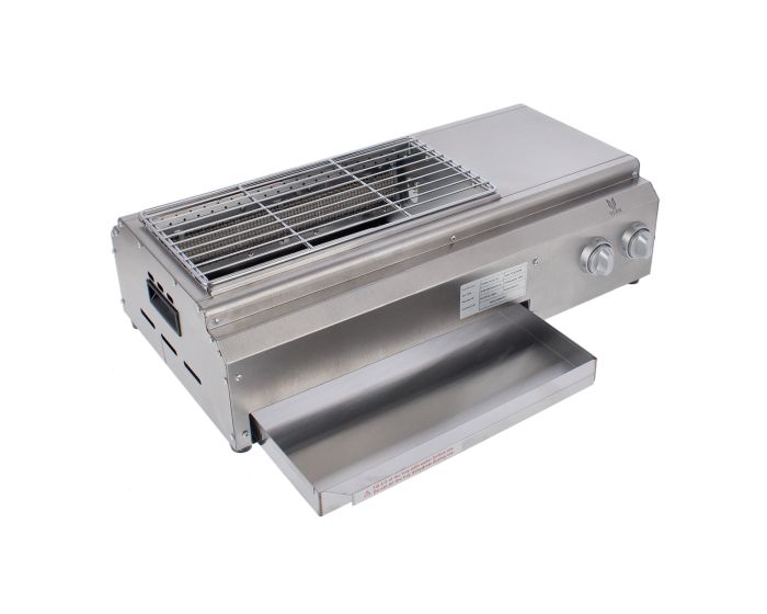 Parrilla BBQ de gas Acero Inoxidable de 66 cm HT-QK-700×200