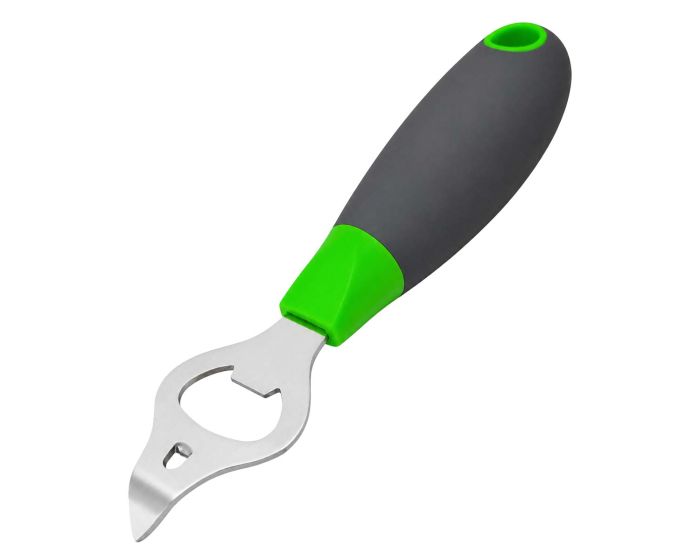 Destapador multifuncional de acero inoxidable con mango ergonómico