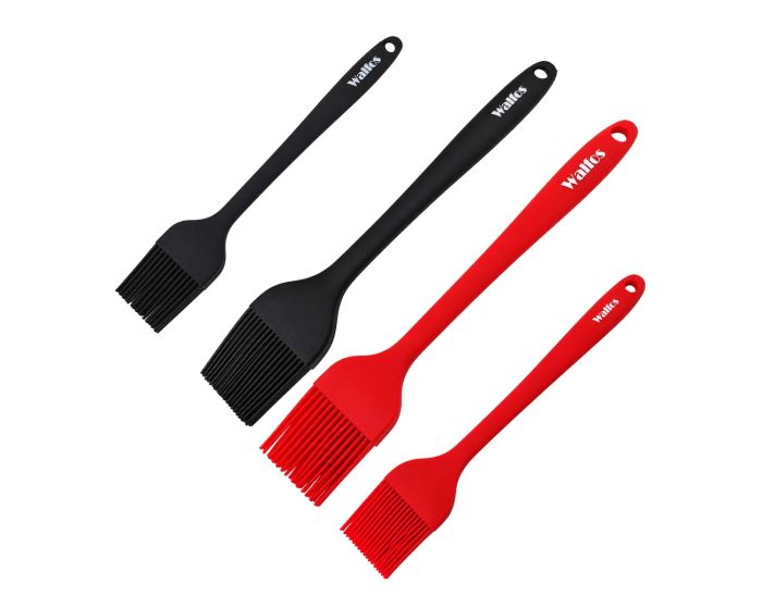 Juego de brochas de silicón 4 piezas Walfos