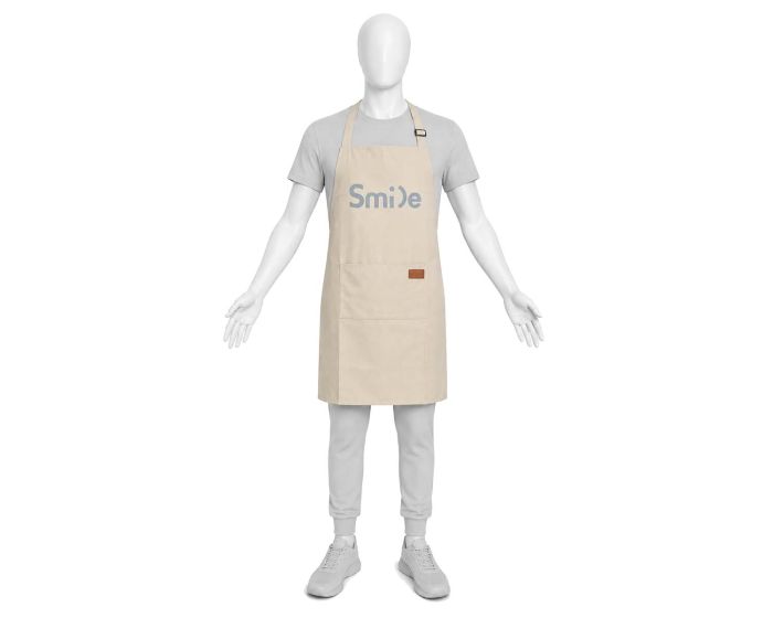 Delantal impermeable beige Smile