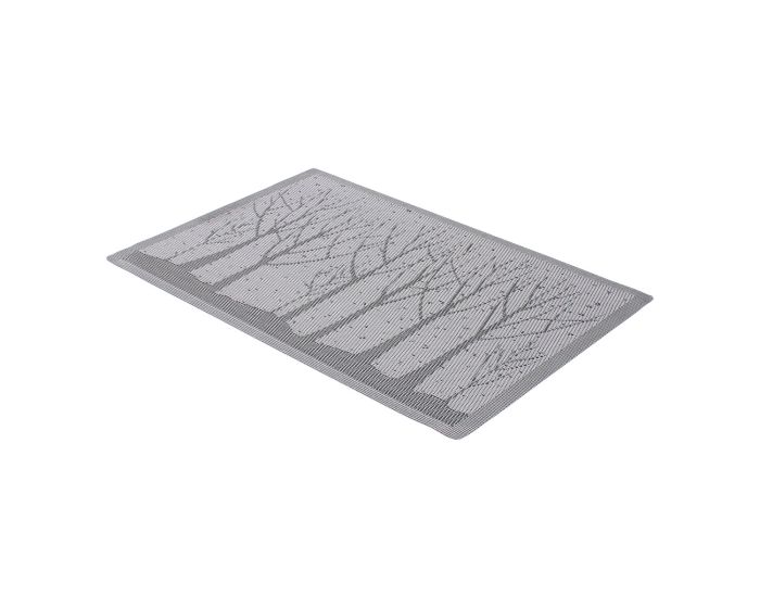 Mantel individual lavable de arboles gris MH-6