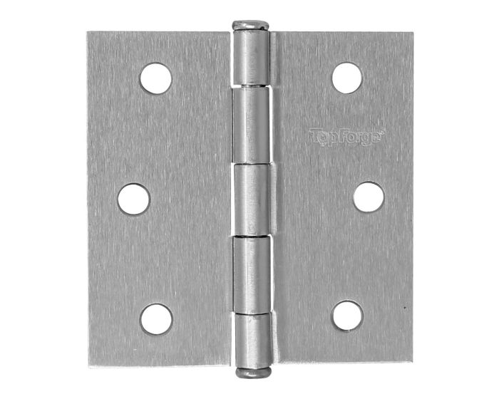 Bisagras 4" x 4" Cromo mate premium 10 piezas PF0118 Top Forge