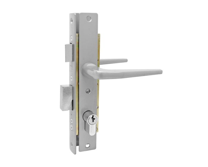 Cerradura para puerta residencial aluminio natural 3060-565 Phillips