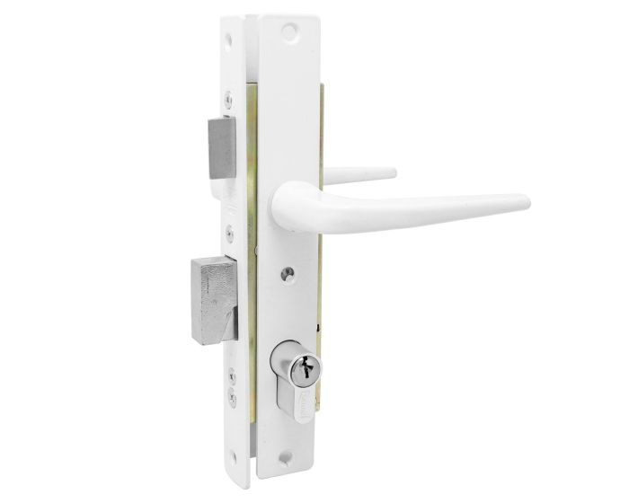 Cerradura para puerta residencial aluminio blanco 3060-565 Phillips
