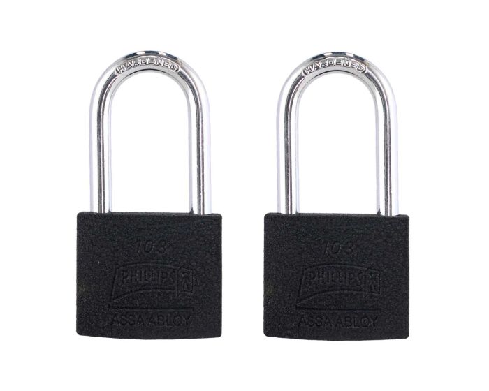 Candados de hierro gemelos gancho largo modelo 103 Phillips