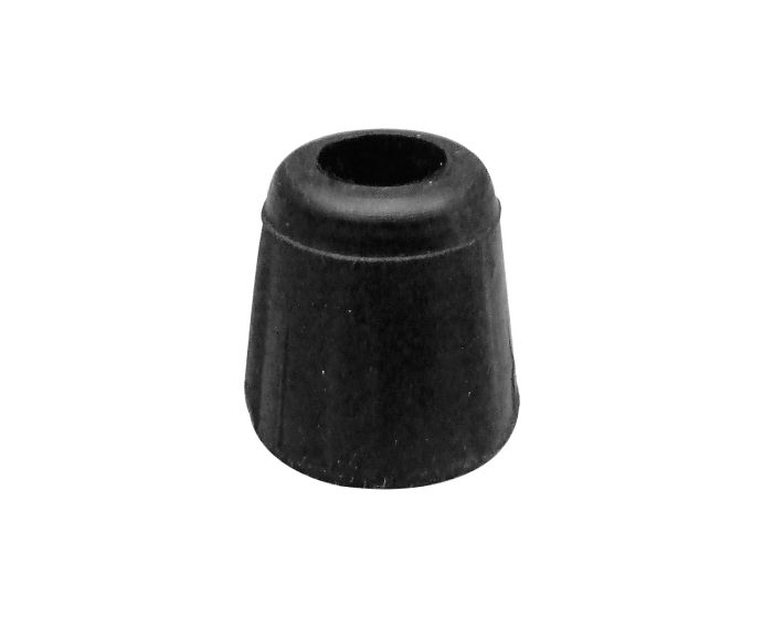 Regatón de hule costilla redondo de 1/2"