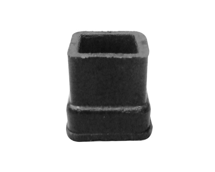 Regatón de hule cuadrado de 3/4"