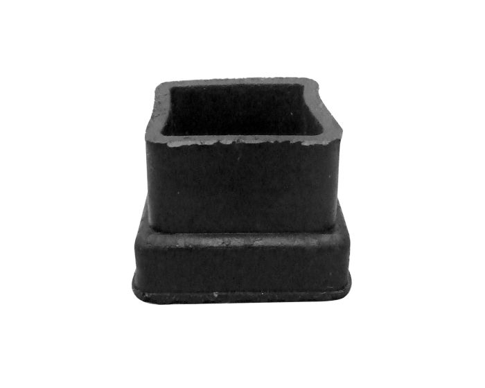 Regatón de hule cuadrado de 1-1/2"