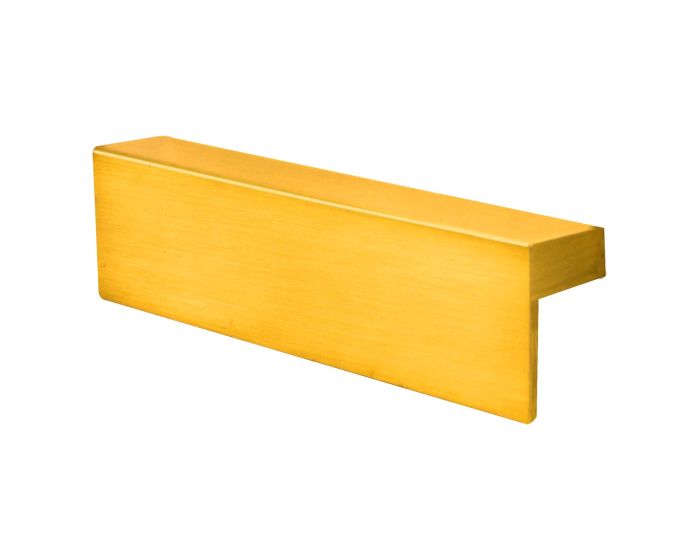 Jaladera tipo "L" latón satinado 128 mm 791-0219 Herrasa