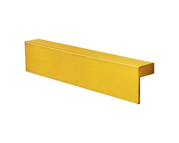 Jaladera tipo "L" latón satinado 160 mm 791-0220 Herrasa