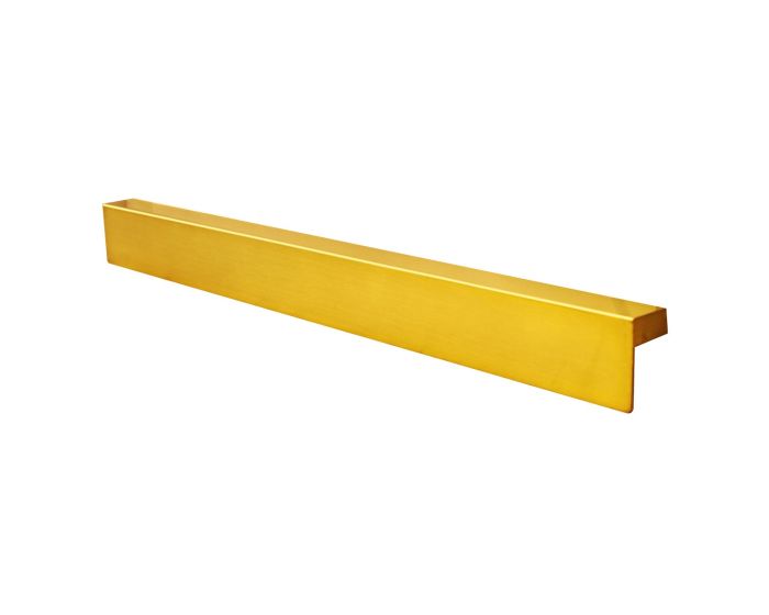 Jaladera tipo "L" latón satinado 288 mm 791-0222 Herrasa