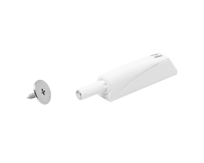 Resbalón de sobreponer Push to Open con contra magnética blanco 20 mm 791-0692 Herrasa