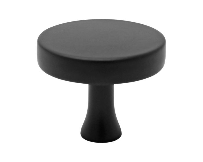 Jaladera botón negro 792-1485 Herrasa