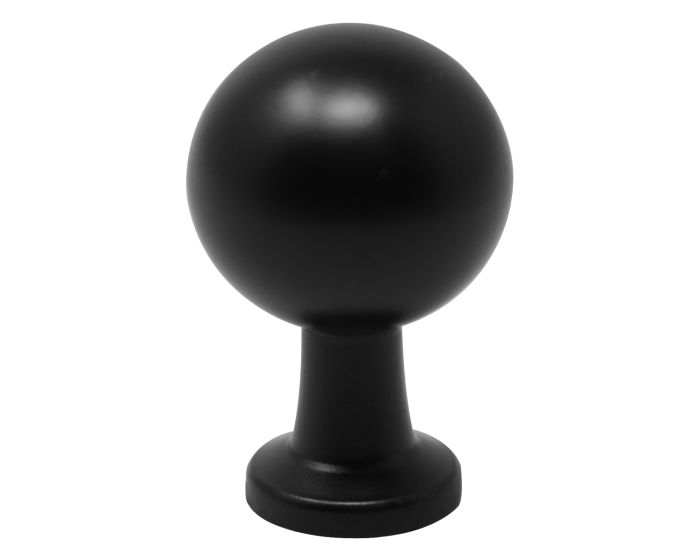 Jaladera botón esfera negra 792-1486 Herrasa