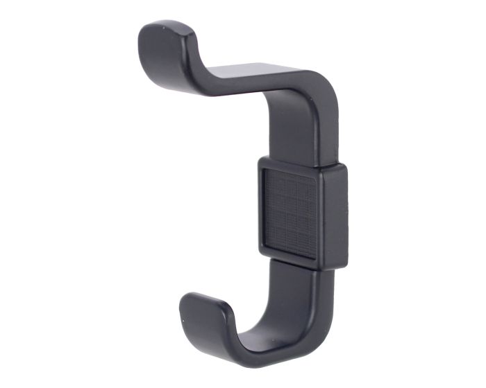 Perchero negro mate doble gancho 792-1490 Herrasa