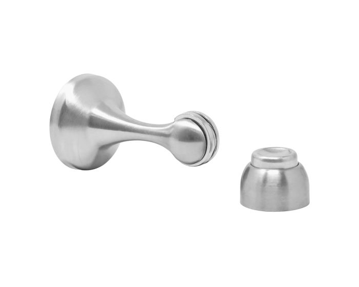 Tope magnético para puerta níquel satín 079-1711 Herrasa