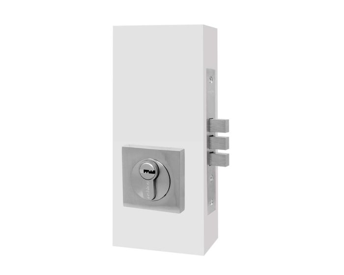 Cerradura italiana extra cuadro acero inoxidable 1513 Ashico