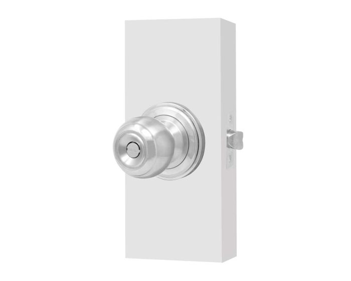 Cerradura para baño acero inox Cariel 12023 Ashico