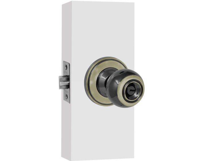Cerradura para recámara niquel negro Elegance 14600 Ashico