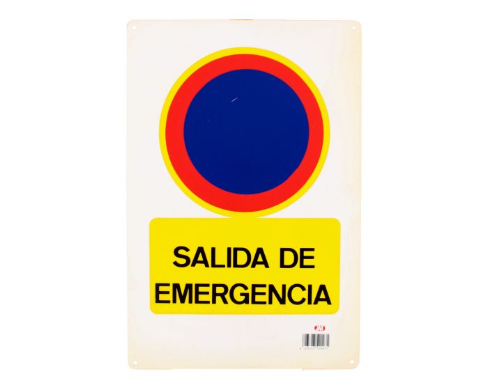 Señalamiento "Salida de emergencia" 30 x 45 cm