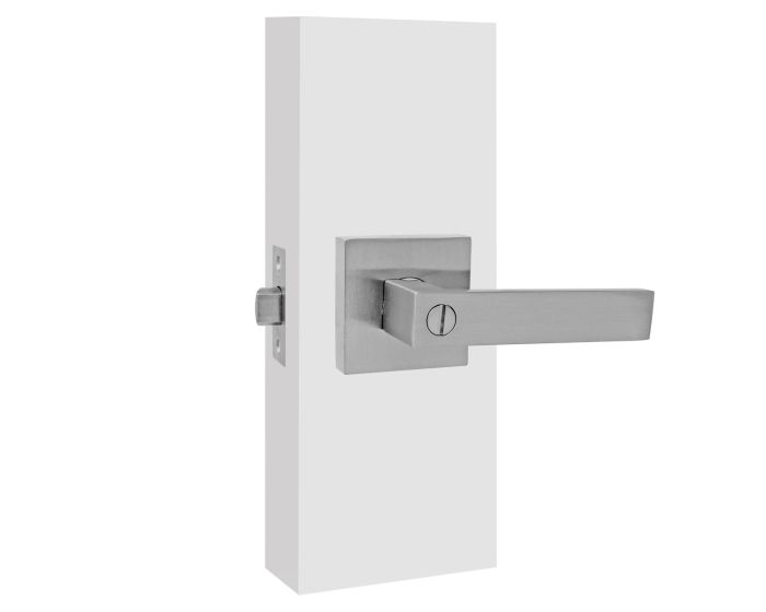 Cerradura para baño níquel satinado Milán Inoxx Italy