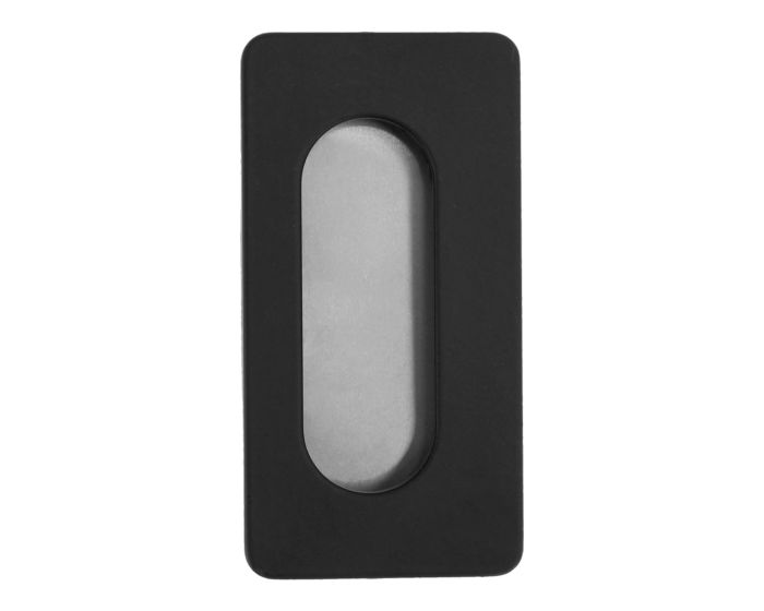 Jaladera de embutir 64 mm negro mate Rish