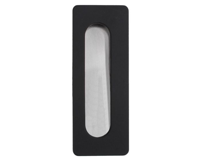 Jaladera de embutir 96 mm negro mate Rish