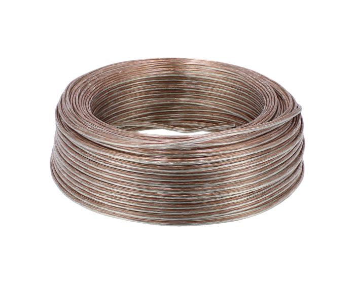 Cable dúplex polarizado transparente 22 AWG x 100 m 1093 Sanelec