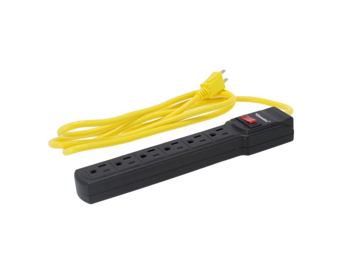 Multicontacto 6 contactos y supresor de picos a 110 Joules 1307 Sanelec