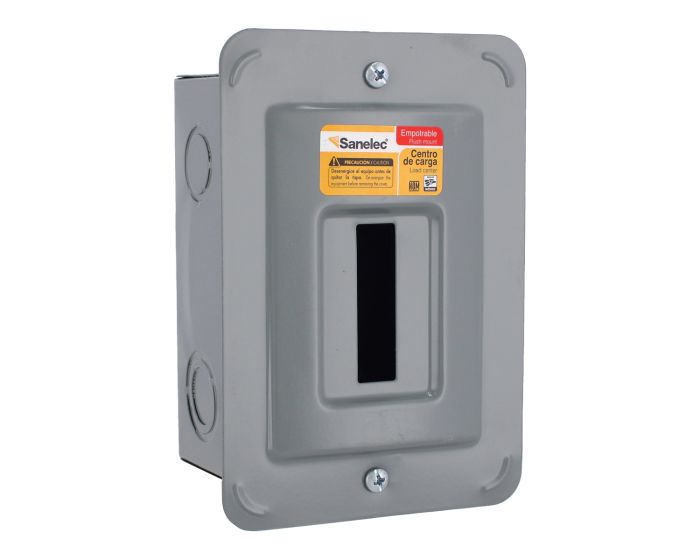 Centro de carga de 1 unidad 50 Amp empotrable 1480 Sanelec