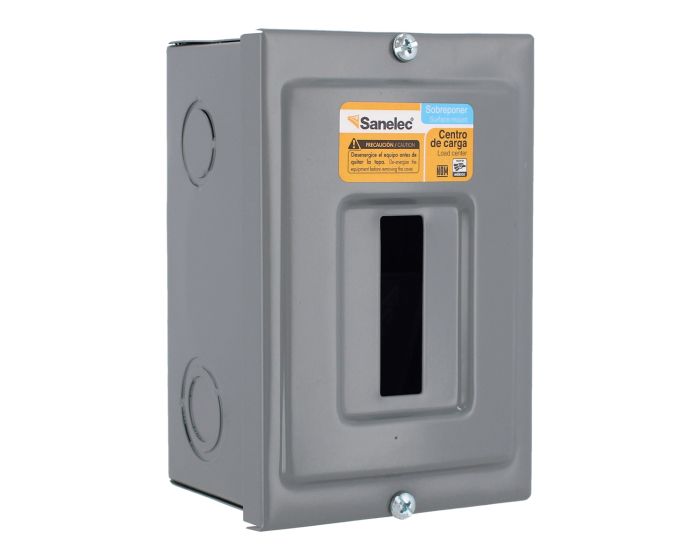 Centro de carga de 1 unidad 50 Amp de sobreponer 1486 Sanelec