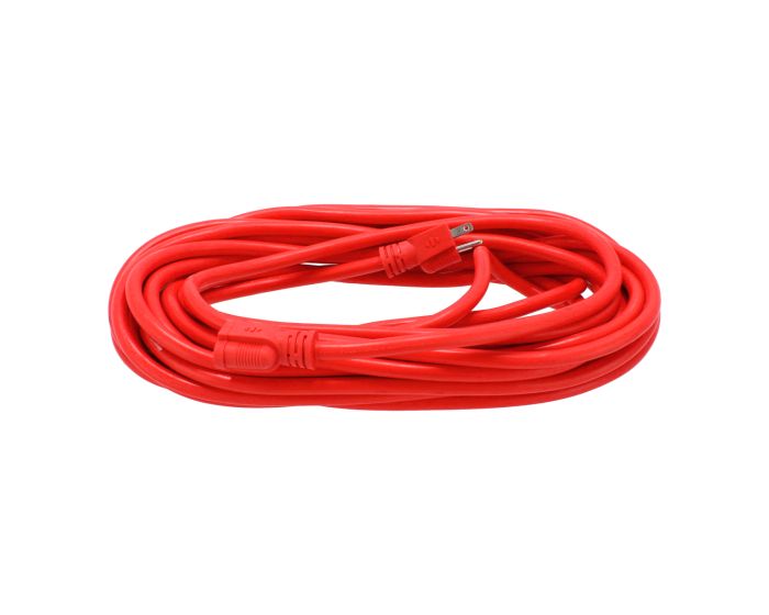 Extensión eléctrica 15 m uso rudo 3x12 AWG roja 2241 Sanelec