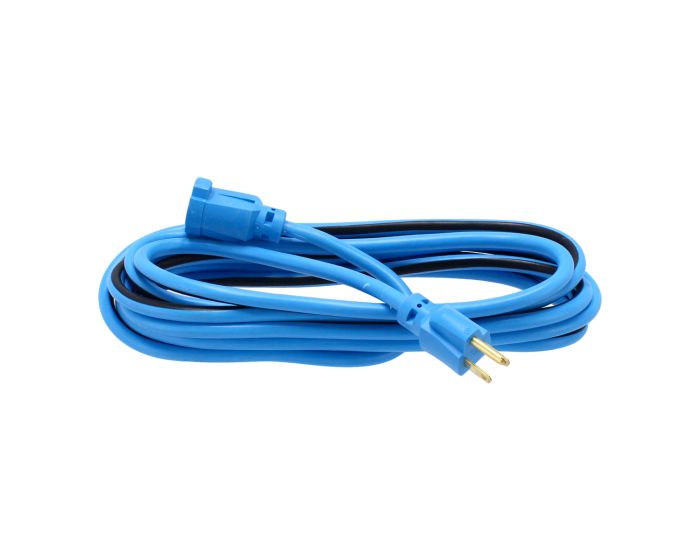 Extensión eléctrica 4.6 m uso rudo 3x16 AWG azul 2261 Sanelec