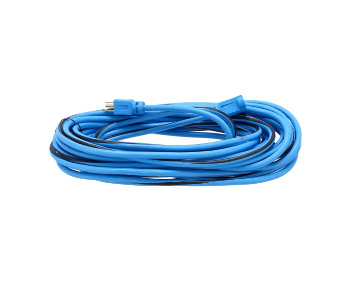 Extensión eléctrica 15.2 m uso rudo 3x16 AWG azul 2263 Sanelec