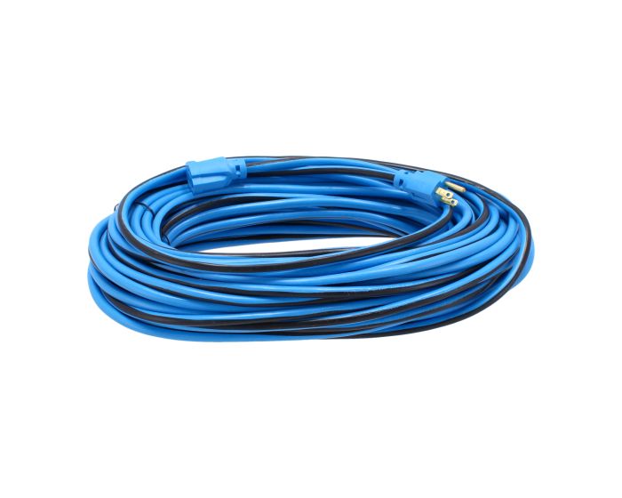 Extensión eléctrica 30.5 m uso rudo 3x16 AWG azul 2264 Sanelec