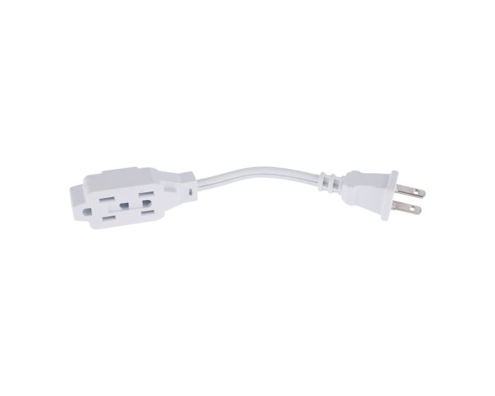 Extensión doméstica blanca 10 cm 2317 Sanelec