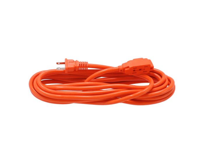 Extensión eléctrica 5 m uso rudo 3x16 AWG naranja 2408 Sanelec