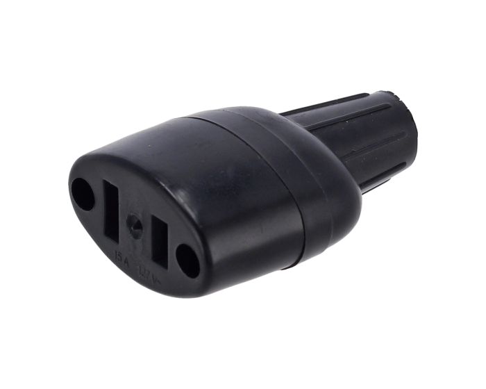 Contacto oval polarizada de hule 2457 Sanelec