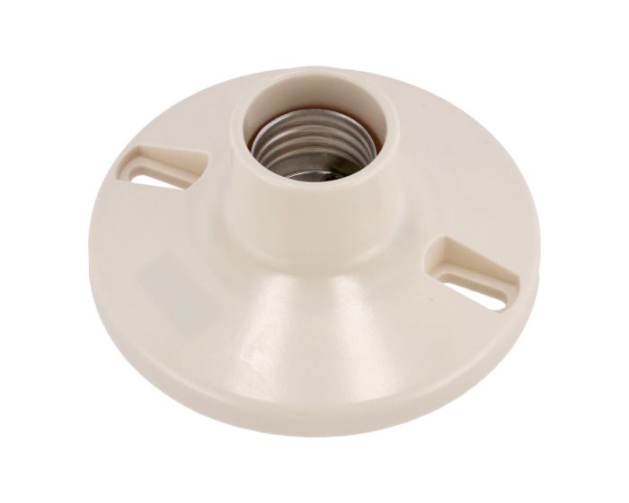 Portalámpara de baquelita 4-1/2" base redonda 2478 Sanelec