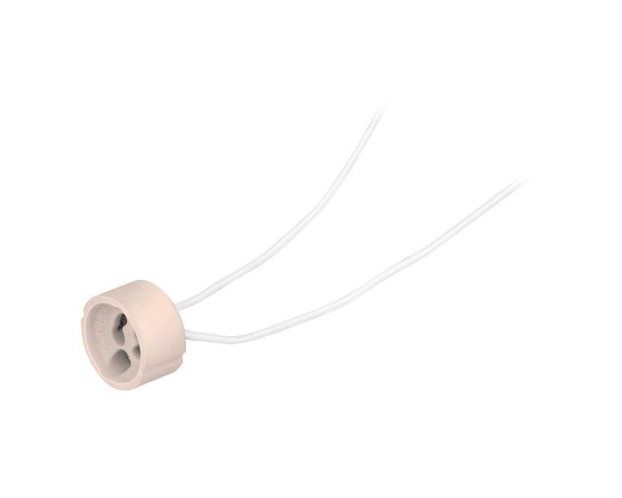 Portalámpara tipo GU10 de porcelana 4316 Sanelec