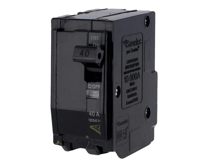Interruptor termomagnético de 2 polos 40 A 4383 Sanelec