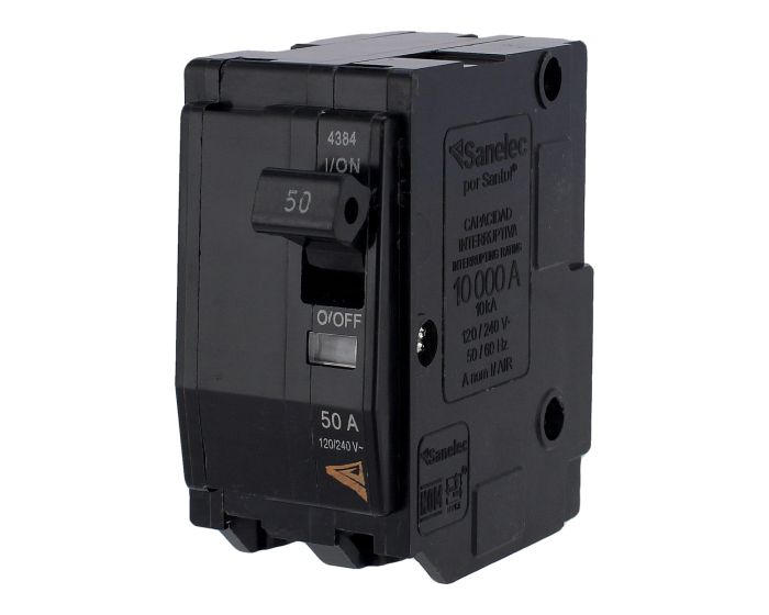 Interruptor termomagnético de 2 polos 50 A 4384 Sanelec