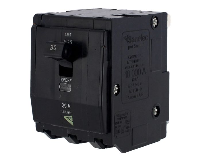 Interruptor termomagnético de 3 polos 30 A 4387 Sanelec