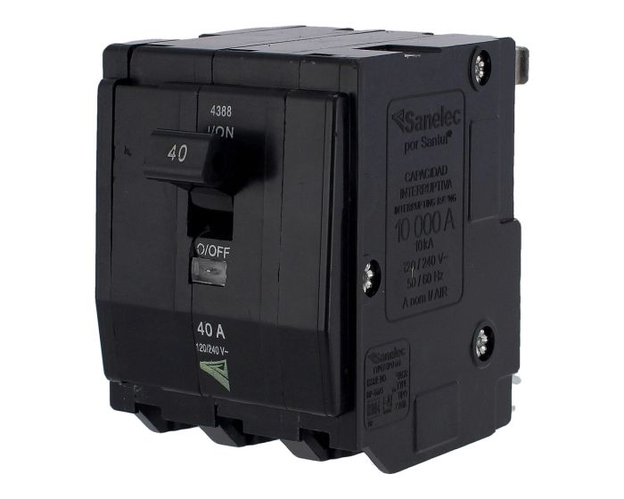 Interruptor termomagnético de 3 polos 40 A 4388 Sanelec