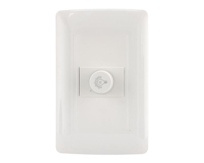 Placa con atenuador de luz línea Universal 4571 Sanelec