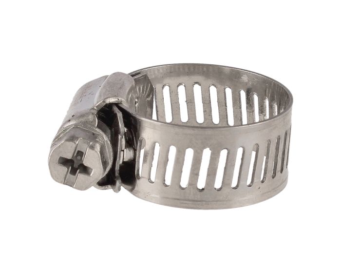 Abrazadera sin fin 5/8"-7/8" de acero inoxidable #8 7868 Sanelec
