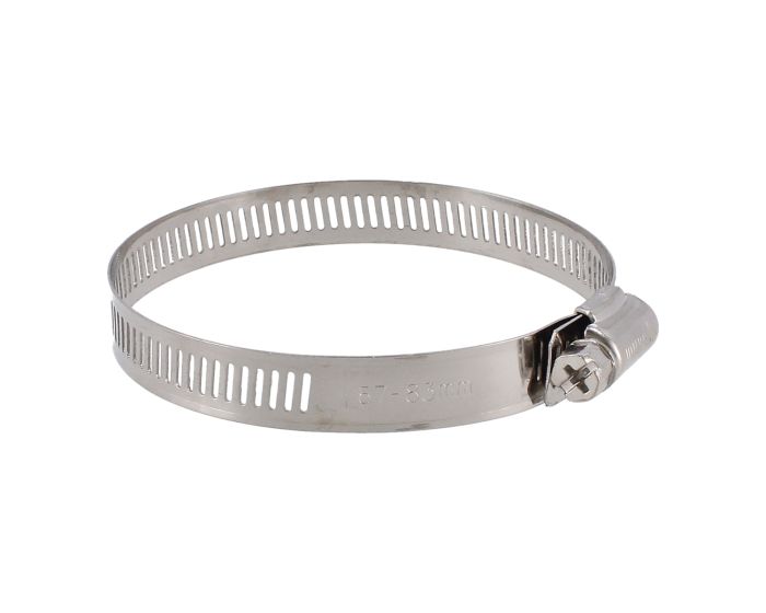 Abrazadera sin fin 2 5/8"-3 1/4" de acero inoxidable #44 7876 Sanelec